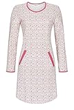ringella bigshirt 100% Baumwolle Ringella Damen Nachthemd grau-Melange 44 0511006, grau-Melange, 44
