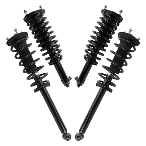 Image of TRQ Shock & Spring Assembly Set Compatible with 2009-2017 Lexus LS460