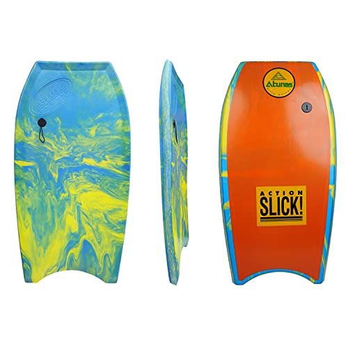 ATUNAS Body Boards, 33'-43' Bodyboard for Beach with Wrist Leash, Solid PE/EVA Closed-Cell...