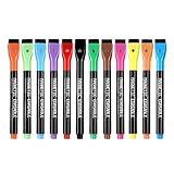 Trockener Löschung Marker - Buntes Brettmarkerpaket, professionelle Löschungsstifte | Zuverlässige Trockenwisch -Briefpapierkit, kompaktes Speicher -Magnet -Set für Besprechungsraum, Studentenwohnheim