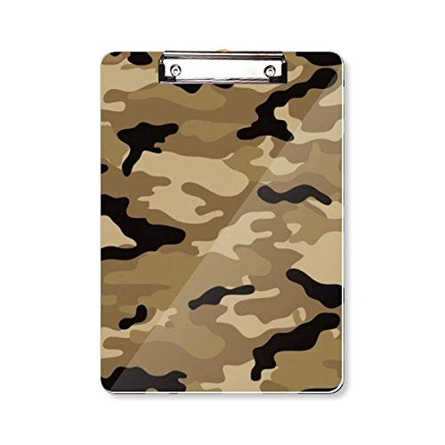 Planchette à pince A4 camouflage pour organiser vos notes de terrain