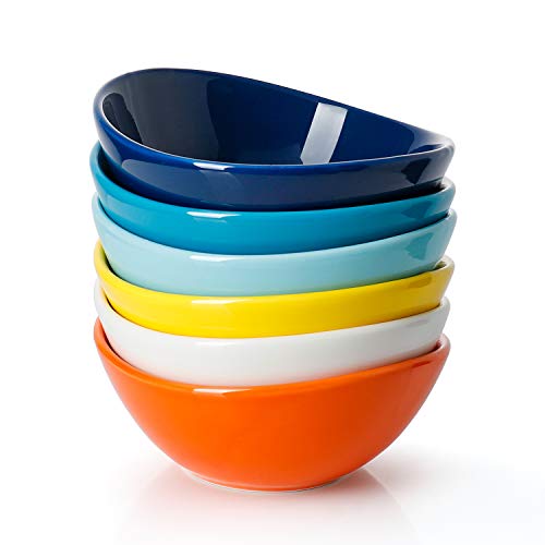 Sweese 101.002 Porcelain Bowls - 10 Ounce for Ice Cream, Dessert - Set