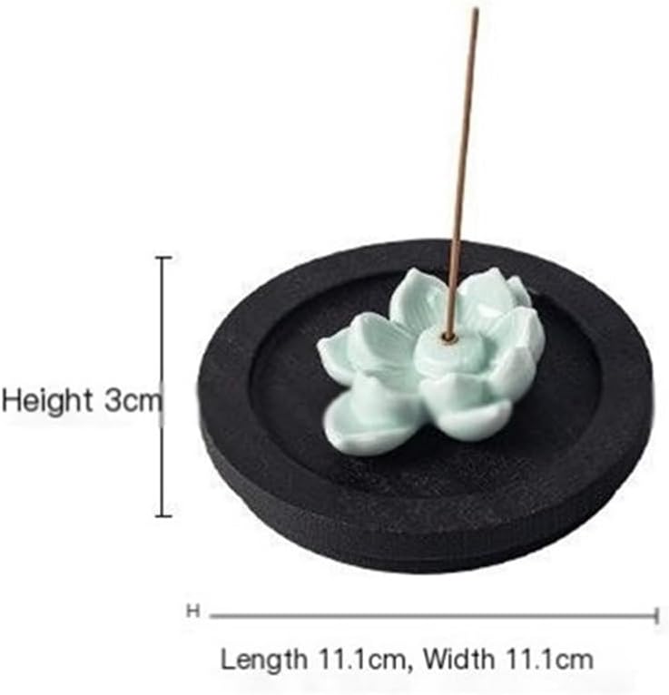 Incense Burner, Ceramic Incense Holder for Tea Table Sandalwood
