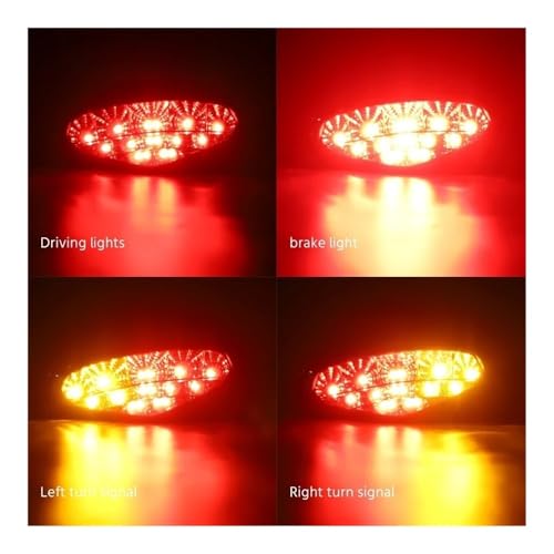 Feu arrière à LED Monster 696 796 clignotant frein intégré accessoire moto
