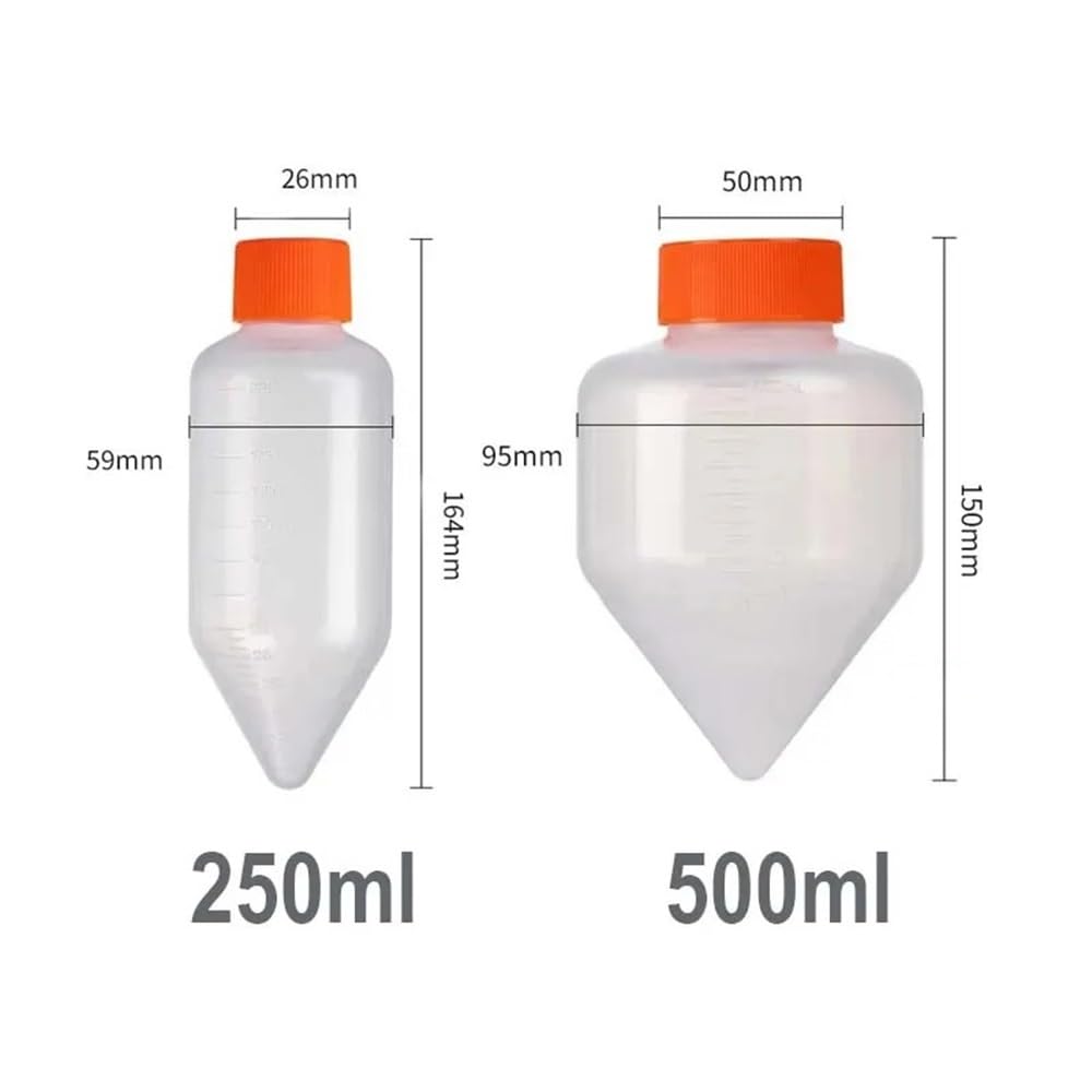 Wyposażenie i zaopatrzenie laboratoryjne 500 ml Rurka wirówki ze stożkowym dnem CT-002-500 CT-002-225 CT-002-250 430776