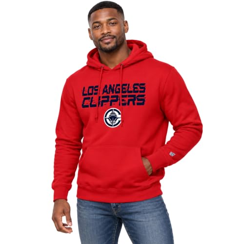 Blue 84 Los Angeles Clippers NBA Officially Licensed Hooded Sweatshirt Classic, Team Color, Small