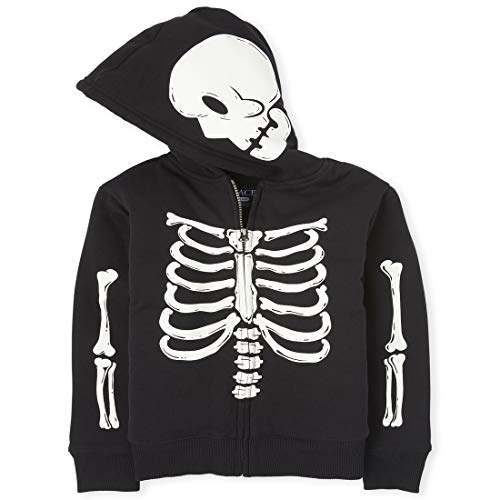 Image of The Children's Place boys Long Sleeve, Sherpa Lined, Zip-front Hoodie Sweatshirt