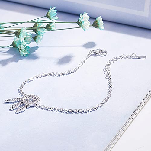 Pulsera atrapasueños de plata estilo vintage para lucir con amigas 4