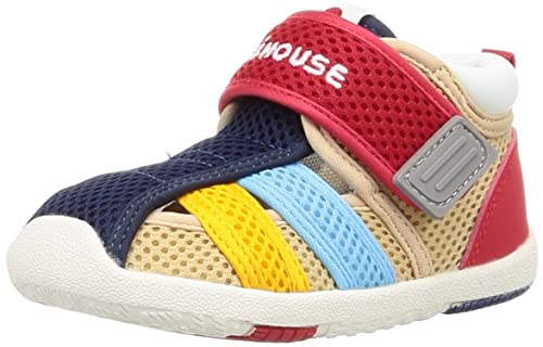 Miki House 12-9307-497 Baby Shoes, multicolor, 13.5 cm