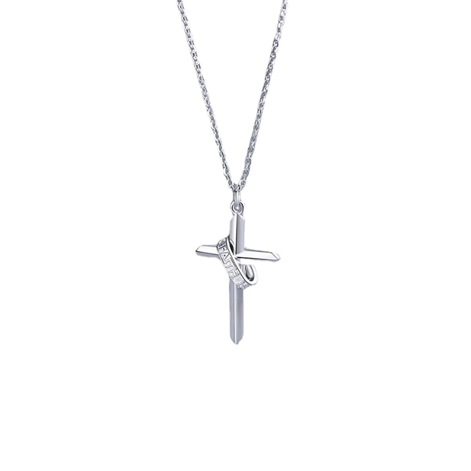 Collier croix homme cadeau petit ami pendentif tendance mode hip hop japonais