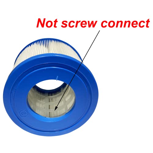 #WEJOY Hot Tub Filter Replacement Cartridges Not Screw Connect Except SPA-A154 Hot Tub Spa Pool Filter Fold White Filter Paper for Many Massage Pool Models