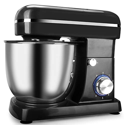 Universal Küchenmaschine,5 Liter Rührmaschine, 1500 W Planetarisches Rührsystem,6-Stufige Geschwindigkeit, Edelstahlschüssel,Für Obst Und