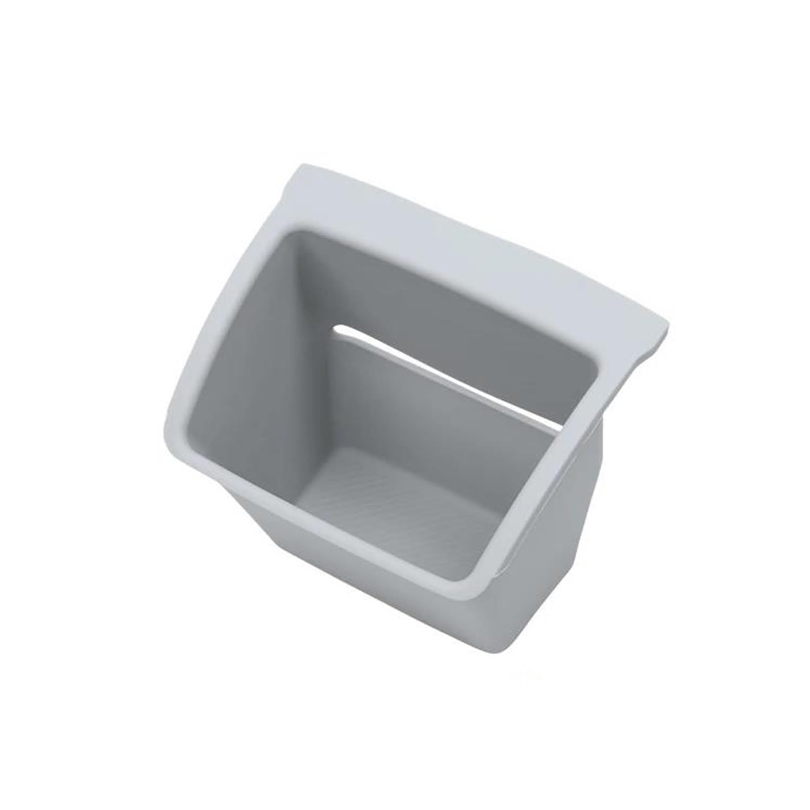 TOPOLVLCKC Armrest Storage Box For Leapmotor B10 2025-2026 Car Armrest Box Rear Storage Tray Silicone Organizers Interior Accessories Tidying (Grey white color)