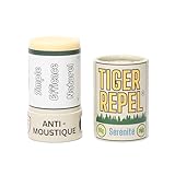 TIGER REPEL Stick Anti Moustique Tropical | Répulsif Naturel au Citriodiol | Sans DEET | Protection 6h avec Beurre de Karité et Lavande Bio | Adultes et Enfants dès 6 Mois | 60g