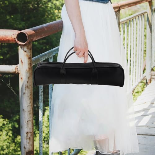 Flûte piccolo étui en cuir synthétique léger contre les chocs