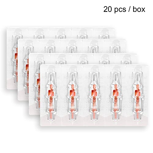 WARRIOR Diamond Cartridges High Visibility PVC/Finger Protrusion Sterilized Tattoo Needles EoGas Tattoo Needle Cartridge Big Magnum 20pcs Surgical Steel Disposable Permanent Makeup(0.30mm-1027M1) - Image 3
