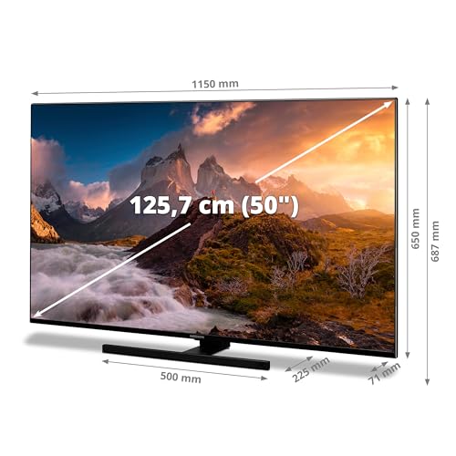 MEDION X15040 50 Zoll QLED Fernseher mit HDR10 und Dolby Vision