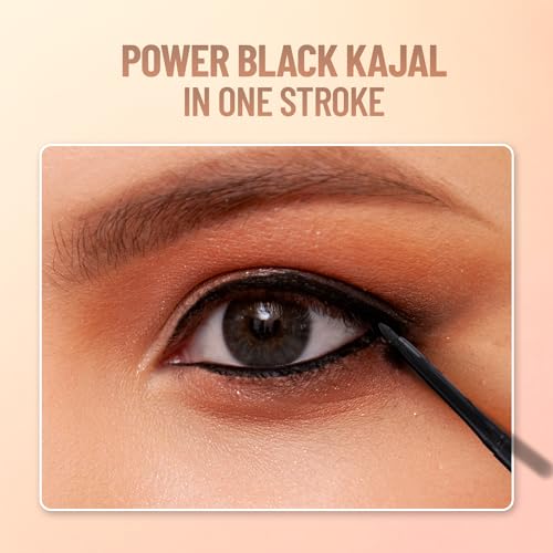 Image of Swiss Beauty You & Eye Power Black Kajal Twin Pack | 24 Hrs Stay | Smudge proof | Waterproof | Creamy Texture | Pack of 2, 0.60g