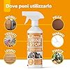 Bionee Urine Stop Spray Naturale per Cani e Gatti 500 ml – Doppia Azione: Disabituante agli Agrumi + Elimina Odori – Pronto all’Uso, Non Macchia, Sicuro per Ambienti Interni ed Esterni
