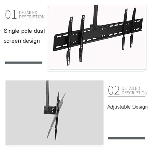Support de montage TV réglable pour optimiser l'espace sans percer les murs