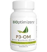 BiOptimizers P3-OM Proteolytic Prebiotics & Probiotics Supplement &ndash; Lactobacillus Plantarum for D...