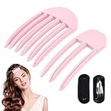 2Pcs Wind Shaping Styling Comb for Fluffy Bangs, Volumizing Hair Clips No-Trace Hair Root Lifting Clips, Easy High Crown Volume Comb for Men and Women Quick Hair Styling Tools