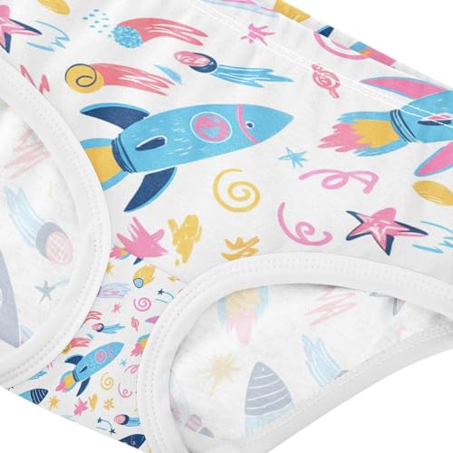 Space Rockets Toddler Girls's Underwear 2T 202c13544