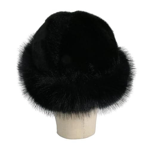 Sombrero ruso de piel sintética para mujer miniatura 5