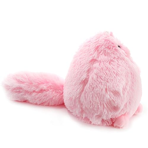 Image of Winsterch Cute Pink Cat Stuffed Animals Plush Toy,Kids Plushies Cat Teddy Soft Toy Birthday for Girls,Stuffed Cat Plush Animals
