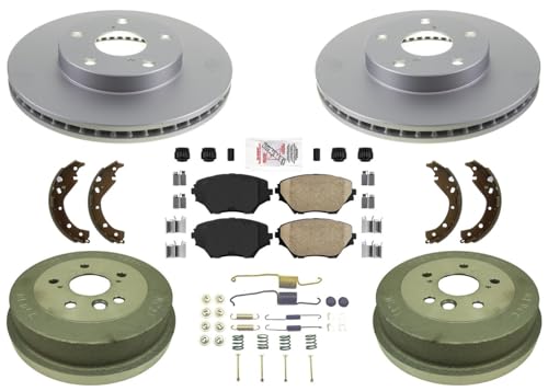Coated Brake Rotors & Brake Pads Brake Drums Shoes Replacement Parts For Toyota Rav4 Rav-4 2003