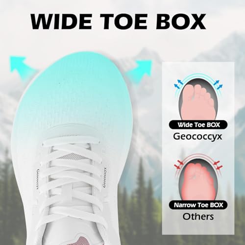 Image of Mens Wide Toe Box Walking Shoes Running Athletic Sneakers-Breathable Lightweight Non-Slip