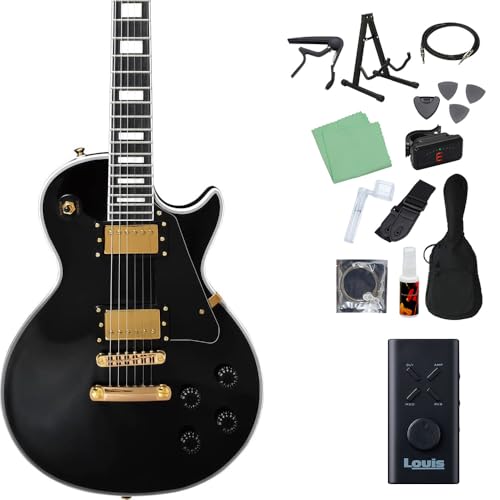 レスポールスタイル エレキギター 黒 Gibson◇エレキギター/レスポールタイプ/黒系/HH// : セカンド