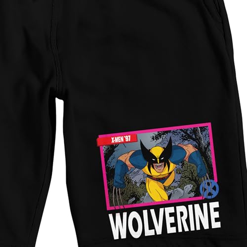 X-Men '97 Wolverine Men's Black Sleep Pajama Shorts2