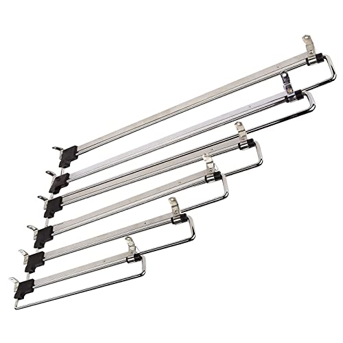 Rail de garde-robe rétractable pour optimiser les armoires ménagers encombrées