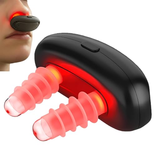 Respi-Relief Red Light Nasal Therapy Device RespiRelief Nasal Red Light Therapy Infrared Light Therapy Instrument Physiotherapy Nasal Soothing Device for Nose Nasal Clearing Instrument (A)