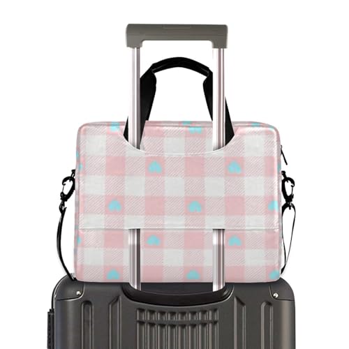 Funda para portátil 15.6 pulg azul y rosa con asa miniatura 4