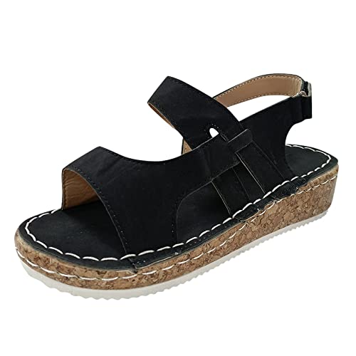 Chaussures d'été plates et confortables pour soulager les douleurs de marche prolongée