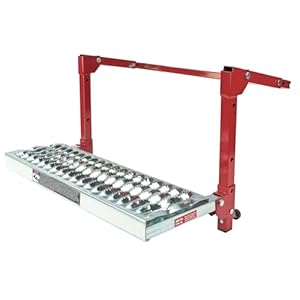 Powerbuilt Escalón de neumático resistente para camión, SUV, superficie de acero antideslizante, ajustable para adaptarse al neumático, plegable para almacenamiento – 647596 grande