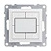 Produktbild LEGRAND, SEANO 4-fach elektronischer Taster 0  24 V, maximal 1 A, Tasten separat ansteuerbar (beleuchtbar), starre und flexible Leiter, inkl. Wippe, Farbe: Ultraweiß, 765146