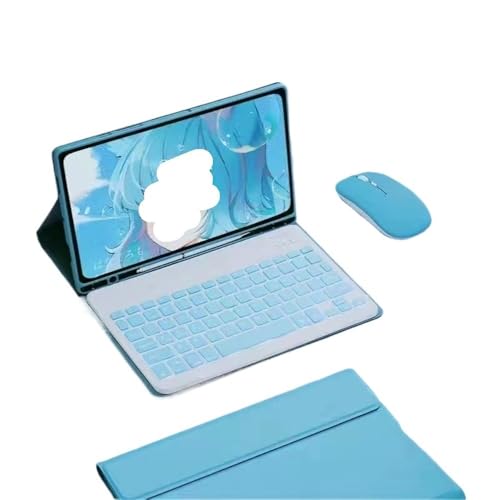 Étui en cuir iPad Pro 11 2024 luxe avec clavier amovible souris