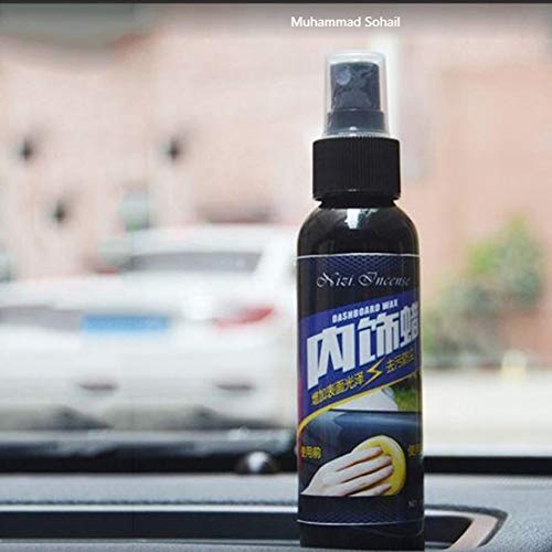 Preisvergleich Produktbild ZengBuks Automotive Interior Wax Mehrzweckreiniger Reifenwachs Kunstleder Leder Runderneuerungsmittel Autopolierwachs - Schwarz