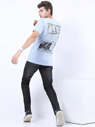 Image of KETCH Men Slim Fit Printed Half Sleeve T-Shirt