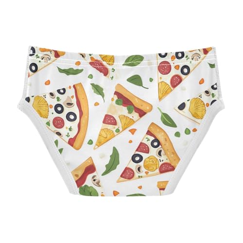 Wusikd Pizza Slice Boys' Underwear Cotton Boys Briefs Soft Toddler Underwear 2T2