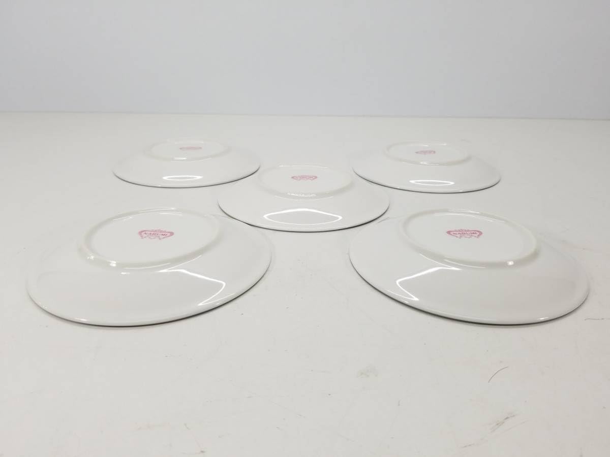 Amazon.co.jp: ナルミ ペンギン プレート ケーキ皿 小皿 5点セット