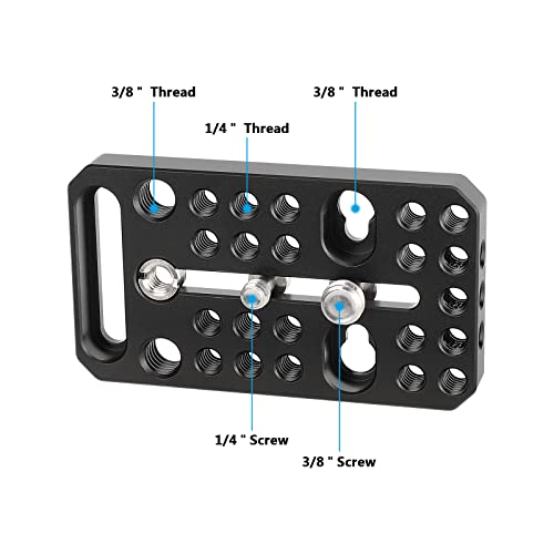 Support plateau à fromage 1/4" 3/8" CAMVATE pour tournage vidéo
