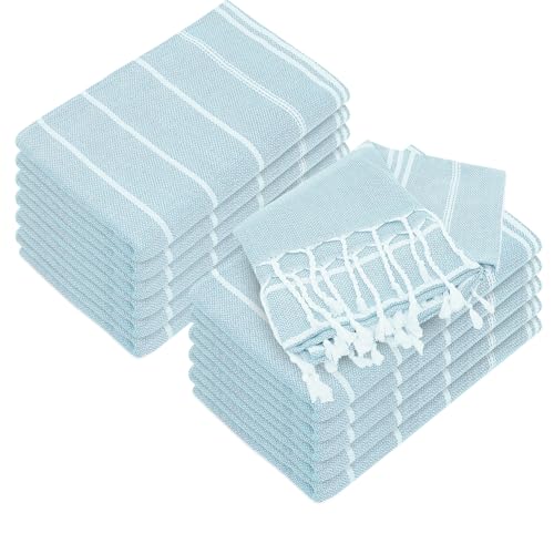 YSYJ 12 Pack Turkish Beach Towel Oversized Beach Towels 36'x71'Turkish Towel Soft Sand Free Quick...