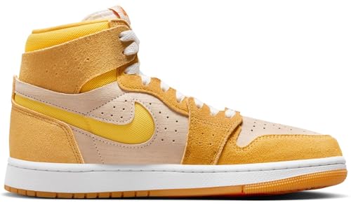 Air Jordan 1 Zoom CMFT 2 Women's Shoes (FJ5743-700, Yellow Ochre/Pale Vanilla/Safety Orange) Size 92