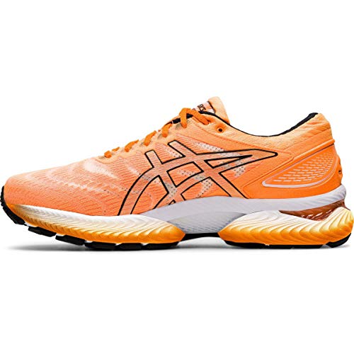 ASICS Gel-Nimbus 22, Zapatillas para Correr Hombre, Pop Arancione Nero, 45 EU