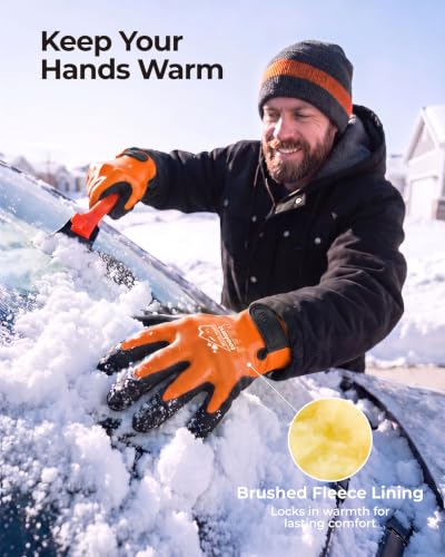 toolant 100% Waterproof Winter Work Gloves, Thermal Insulation with Grip - image 3