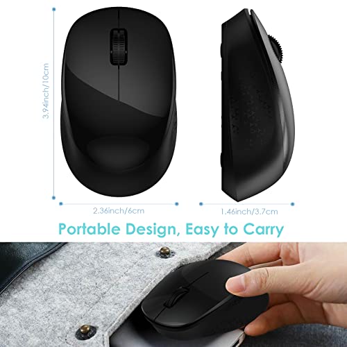 LeadsaiL-Wireless-Mouse-for-Laptop-24G-Silent-Cordless-USB-Mouse-Slim-Wireless-Optical-Computer-Mouse-3-Buttons-AA-Battery-Used1600-DPI-for-Windows-1087MacMacbook-ProAirHPDellLenovoAcer